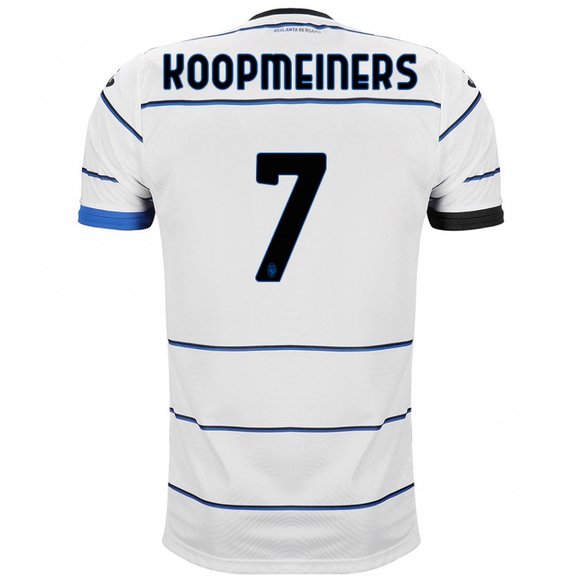 Mænd Teun Koopmeiners #7 Hvid Udebane Spillertrøjer 2023/24 Trøje T-Shirt