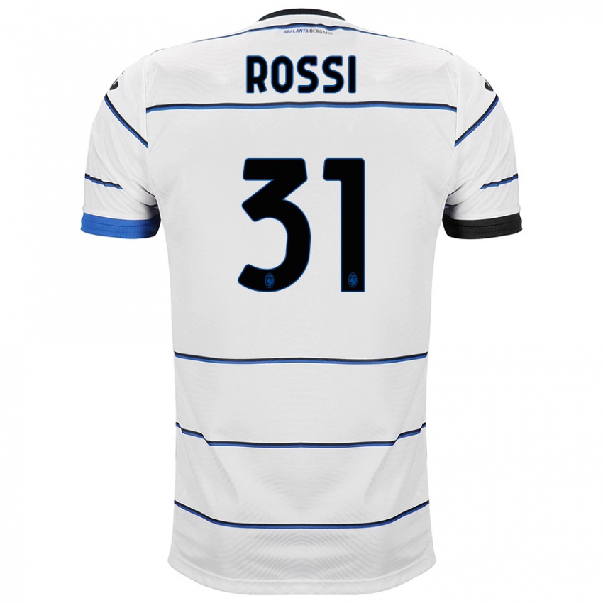 Mænd Francesco Rossi #31 Hvid Udebane Spillertrøjer 2023/24 Trøje T-Shirt