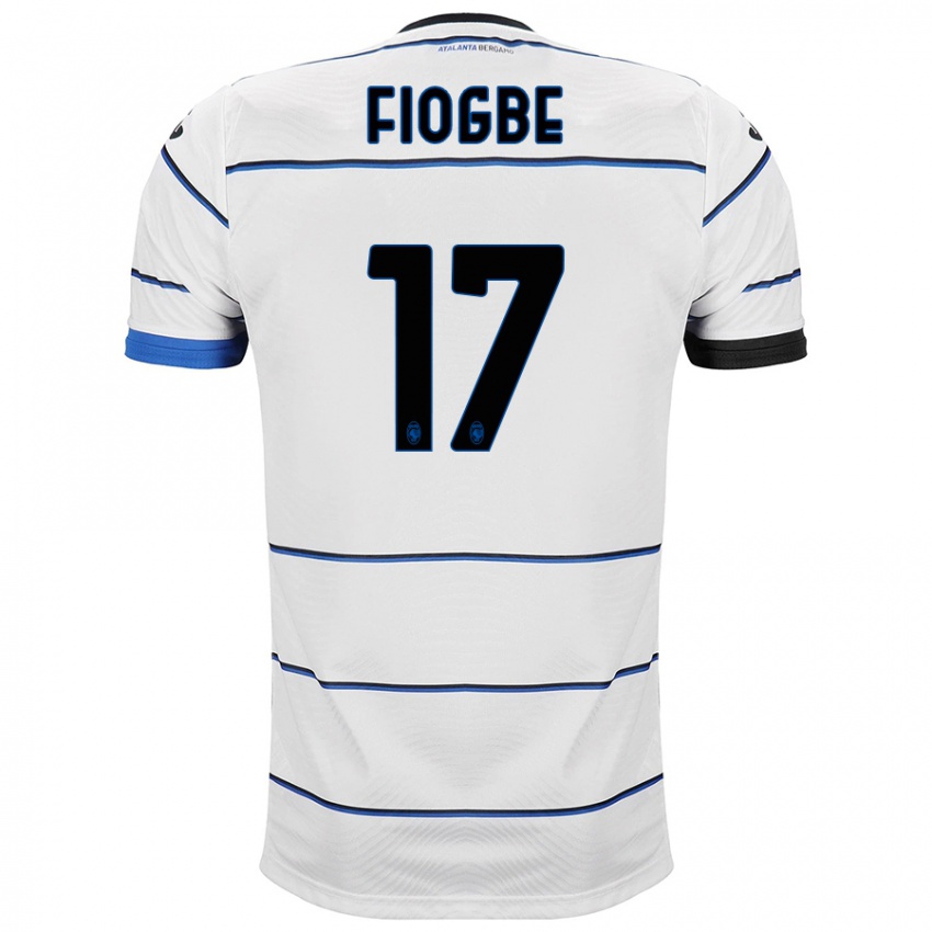 Mænd Candas Fiogbe #17 Hvid Udebane Spillertrøjer 2023/24 Trøje T-Shirt