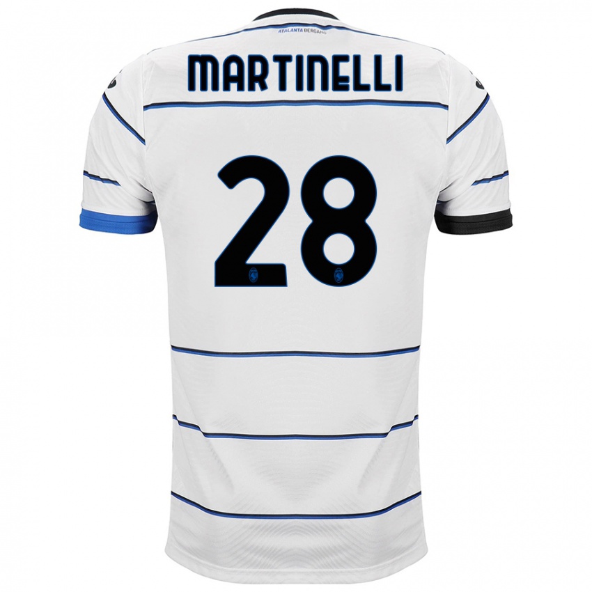 Mænd Gabriel Martinelli #28 Hvid Udebane Spillertrøjer 2023/24 Trøje T-Shirt