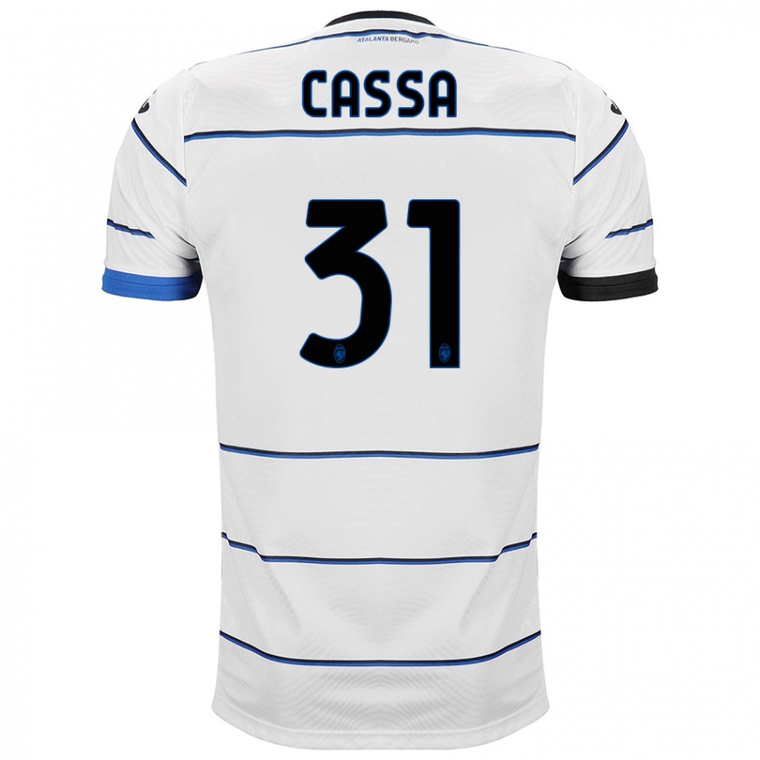 Mænd Federico Cassa #31 Hvid Udebane Spillertrøjer 2023/24 Trøje T-Shirt
