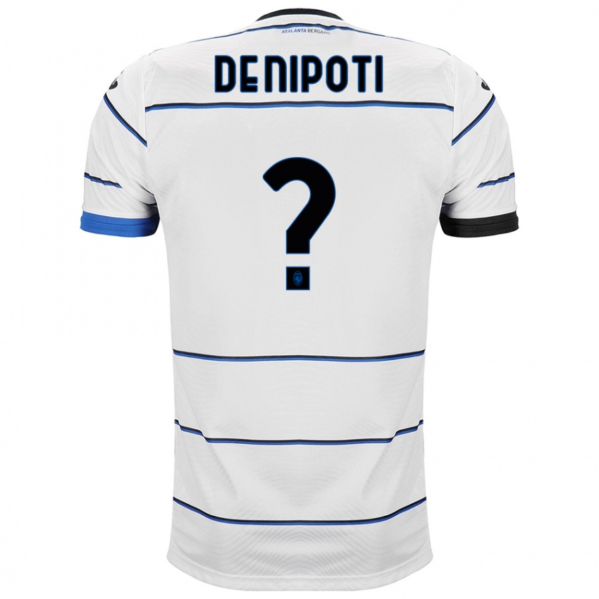 Mænd Tommaso De Nipoti #0 Hvid Udebane Spillertrøjer 2023/24 Trøje T-Shirt
