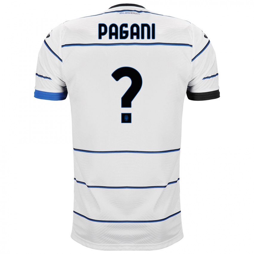 Mænd Federico Pagani #0 Hvid Udebane Spillertrøjer 2023/24 Trøje T-Shirt