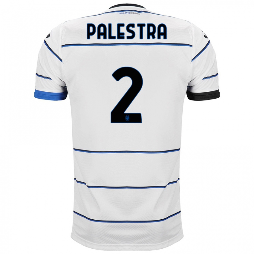 Mænd Marco Palestra #2 Hvid Udebane Spillertrøjer 2023/24 Trøje T-Shirt