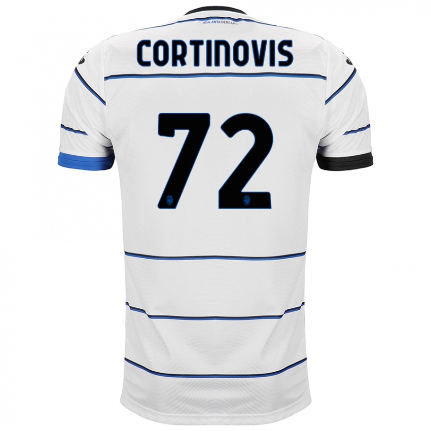 Mænd Alessandro Cortinovis #72 Hvid Udebane Spillertrøjer 2023/24 Trøje T-Shirt
