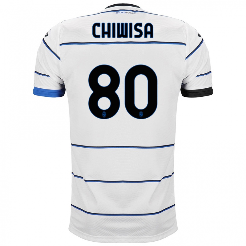 Mænd Mannah Chiwisa #80 Hvid Udebane Spillertrøjer 2023/24 Trøje T-Shirt