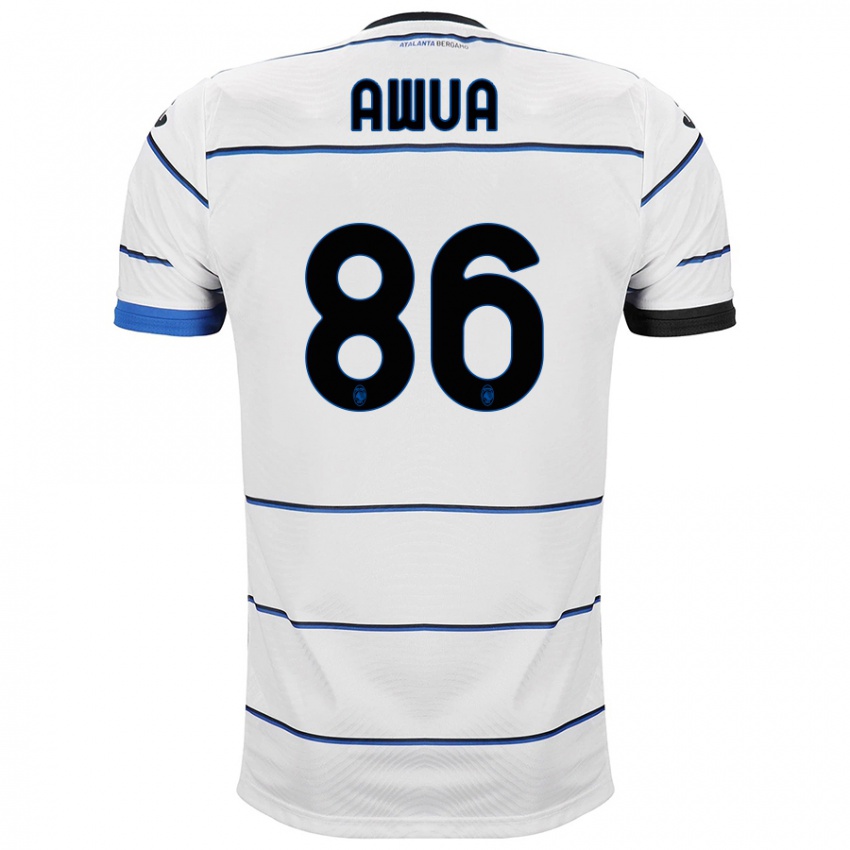 Mænd Theophilus Awua #86 Hvid Udebane Spillertrøjer 2023/24 Trøje T-Shirt