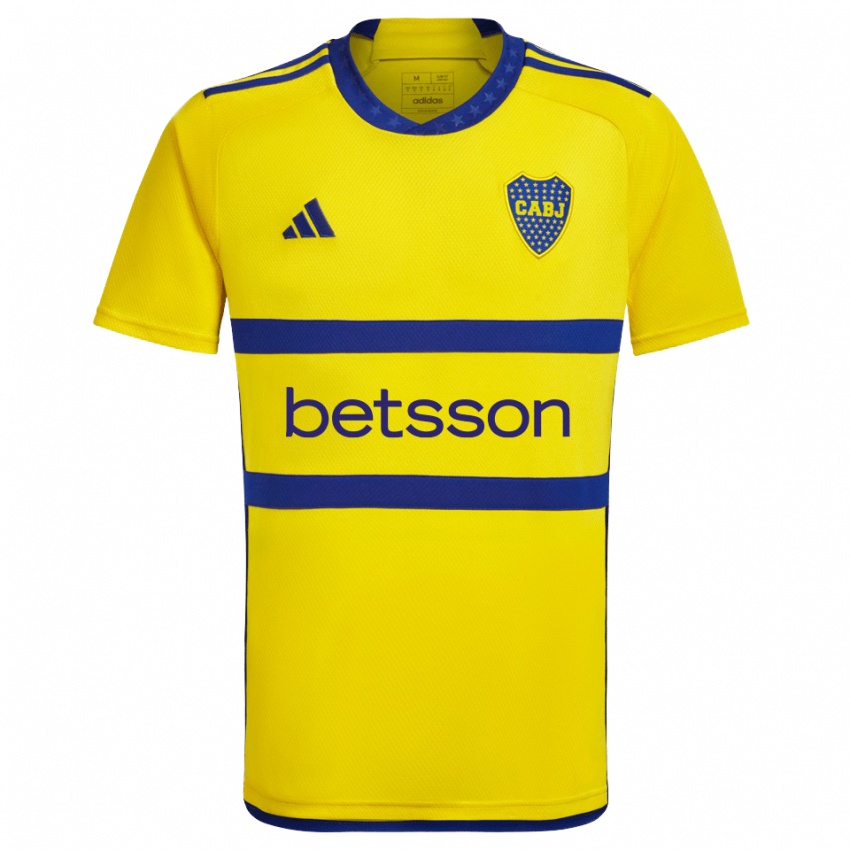 Mænd Óscar Romero #0 Gul Udebane Spillertrøjer 2023/24 Trøje T-Shirt