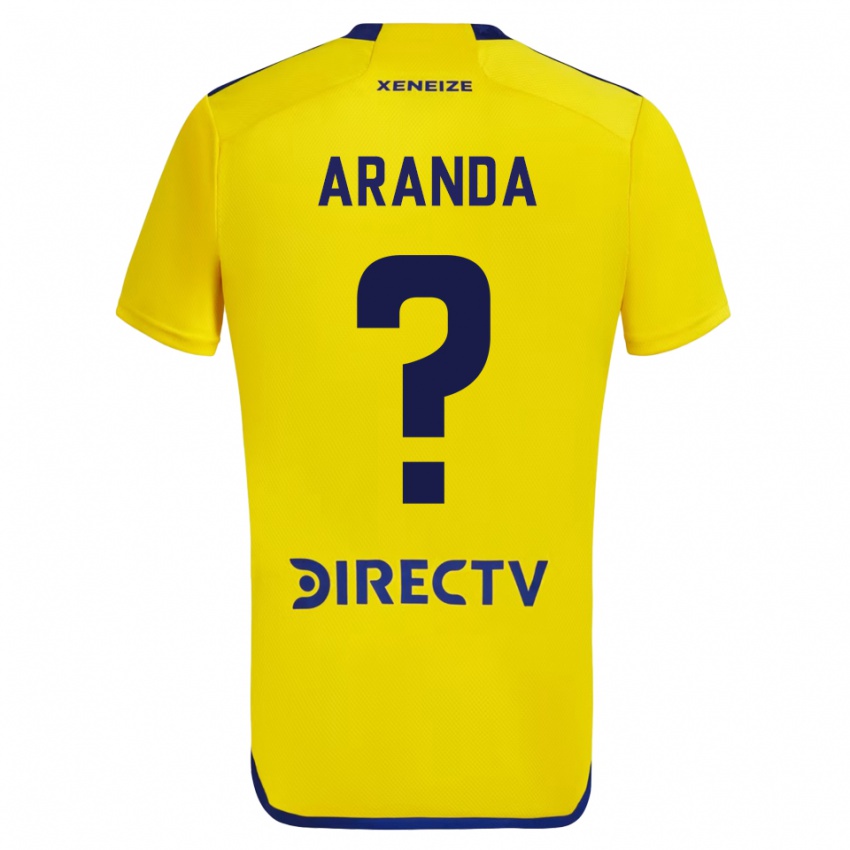 Mænd Gabriel Aranda #0 Gul Udebane Spillertrøjer 2023/24 Trøje T-Shirt