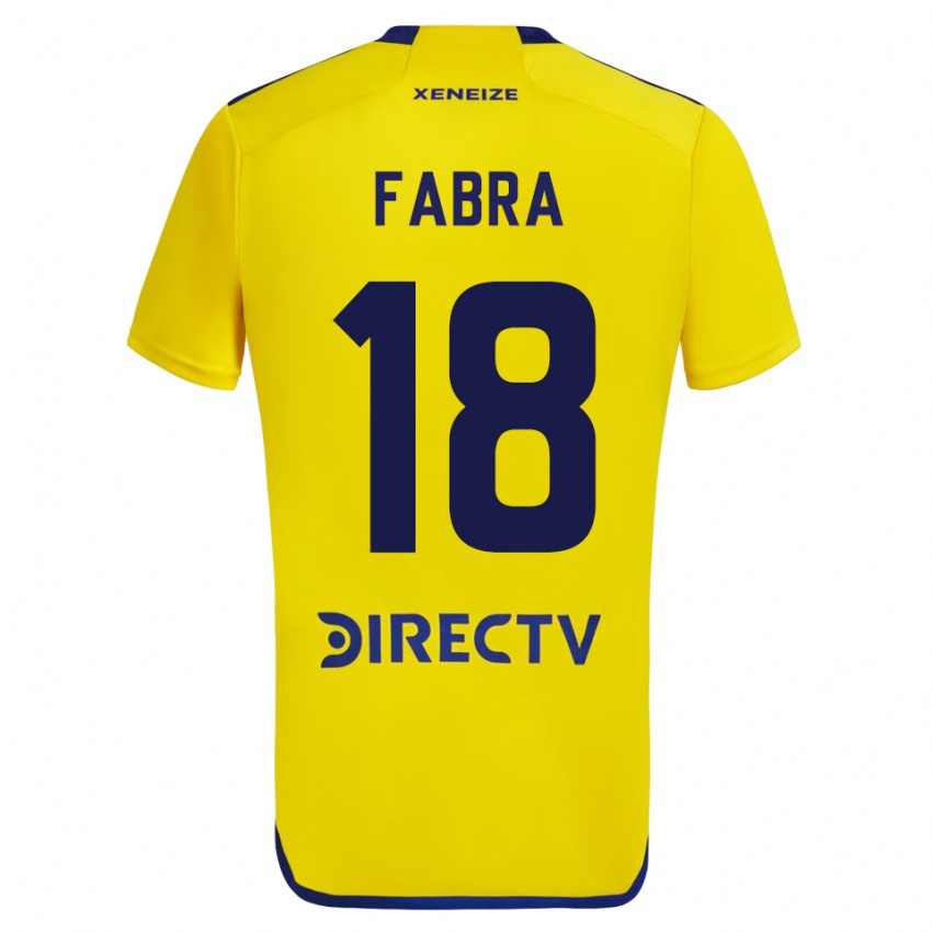 Mænd Frank Fabra #18 Gul Udebane Spillertrøjer 2023/24 Trøje T-Shirt