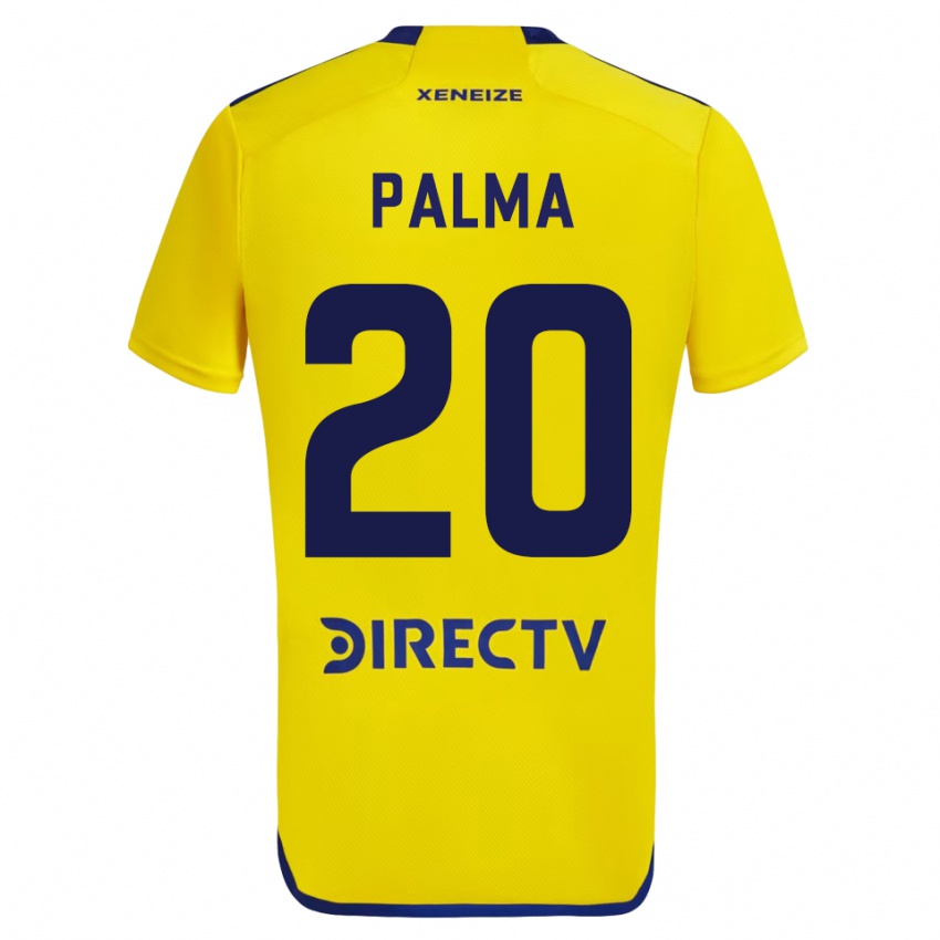 Mænd Lucas Palma #20 Gul Udebane Spillertrøjer 2023/24 Trøje T-Shirt