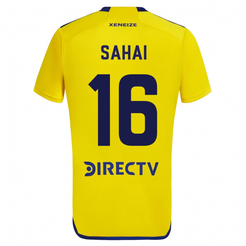 Mænd Veer Sahai #16 Gul Udebane Spillertrøjer 2023/24 Trøje T-Shirt