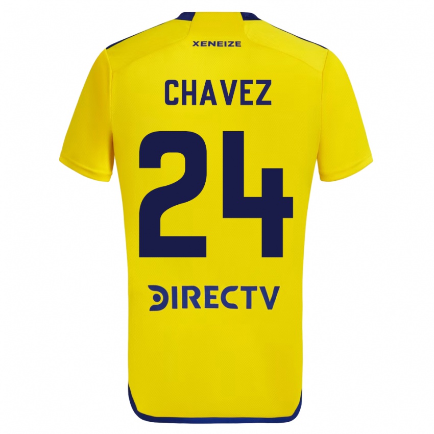 Mænd Gabriela Chavez #24 Gul Udebane Spillertrøjer 2023/24 Trøje T-Shirt