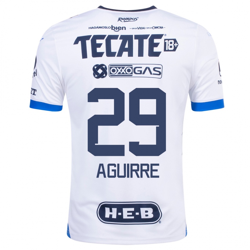 Mænd Rodrigo Aguirre #29 Hvid Udebane Spillertrøjer 2023/24 Trøje T-Shirt