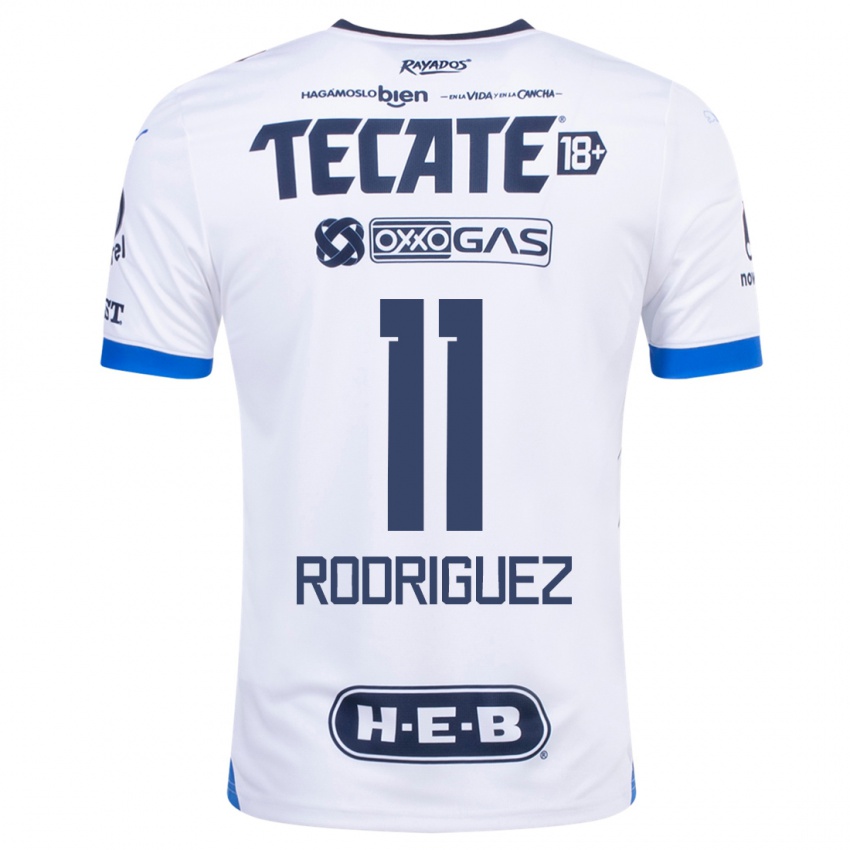 Mænd Lizette Rodriguez #11 Hvid Udebane Spillertrøjer 2023/24 Trøje T-Shirt