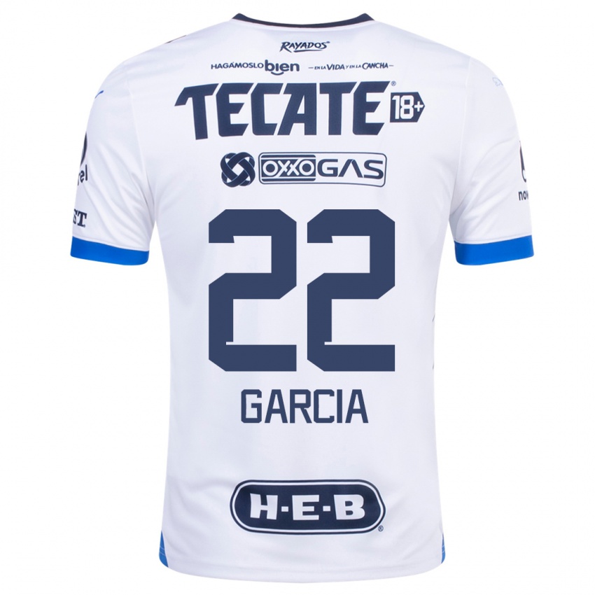Mænd Diana Garcia #22 Hvid Udebane Spillertrøjer 2023/24 Trøje T-Shirt