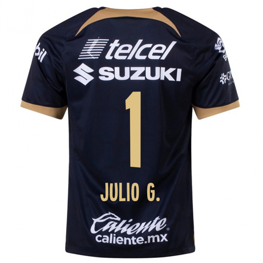 Mænd Julio Gonzalez #1 Mørkeblå Udebane Spillertrøjer 2023/24 Trøje T-Shirt