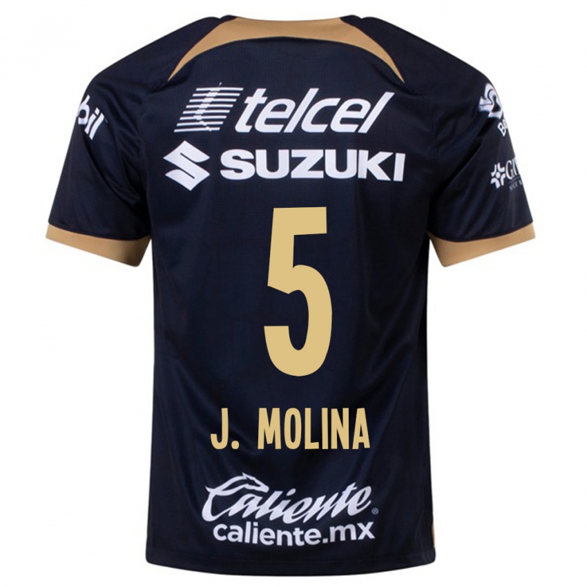 Mænd Jesús Molina #5 Mørkeblå Udebane Spillertrøjer 2023/24 Trøje T-Shirt