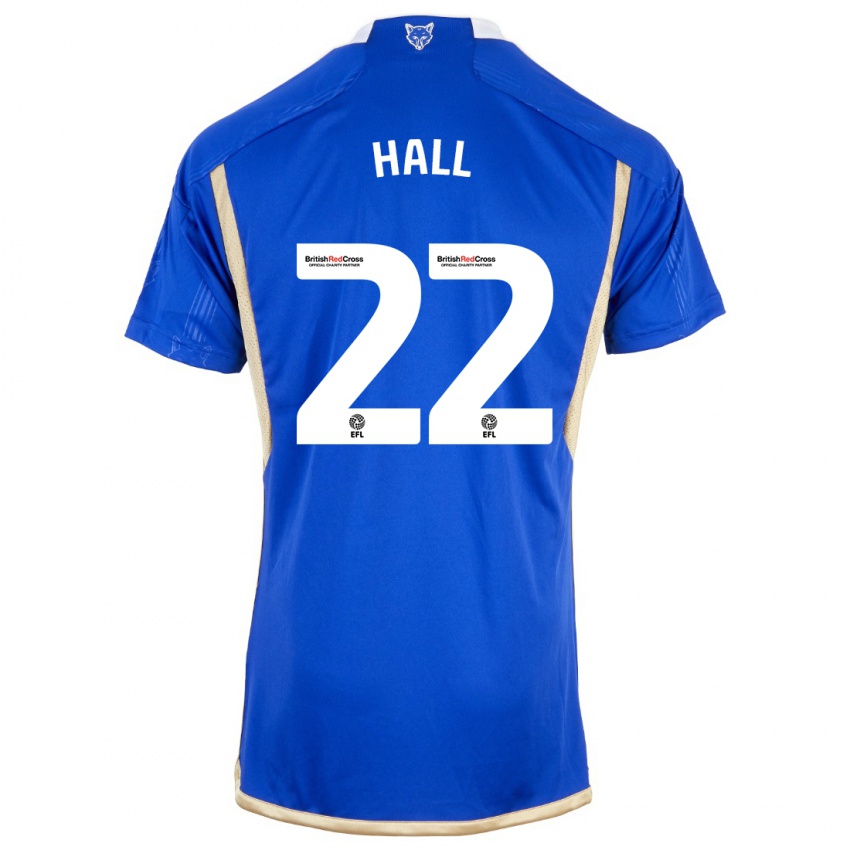 Kvinder Kiernan Dewsbury-Hall #22 Kongeblå Hjemmebane Spillertrøjer 2023/24 Trøje T-Shirt