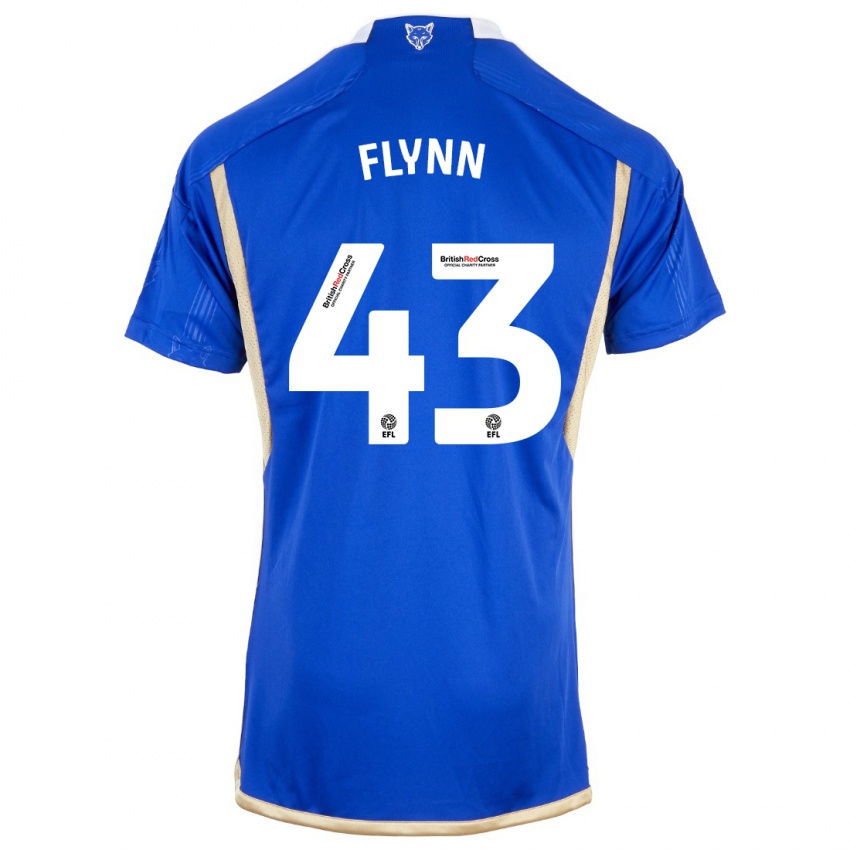 Kvinder Shane Flynn #43 Kongeblå Hjemmebane Spillertrøjer 2023/24 Trøje T-Shirt