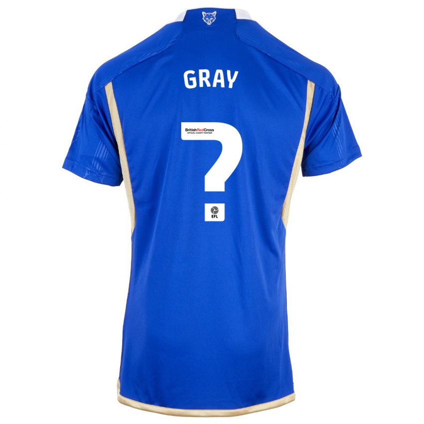 Kvinder Kevon Gray #0 Kongeblå Hjemmebane Spillertrøjer 2023/24 Trøje T-Shirt