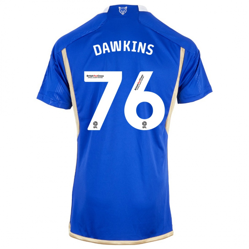 Kvinder Kartell Dawkins #76 Kongeblå Hjemmebane Spillertrøjer 2023/24 Trøje T-Shirt
