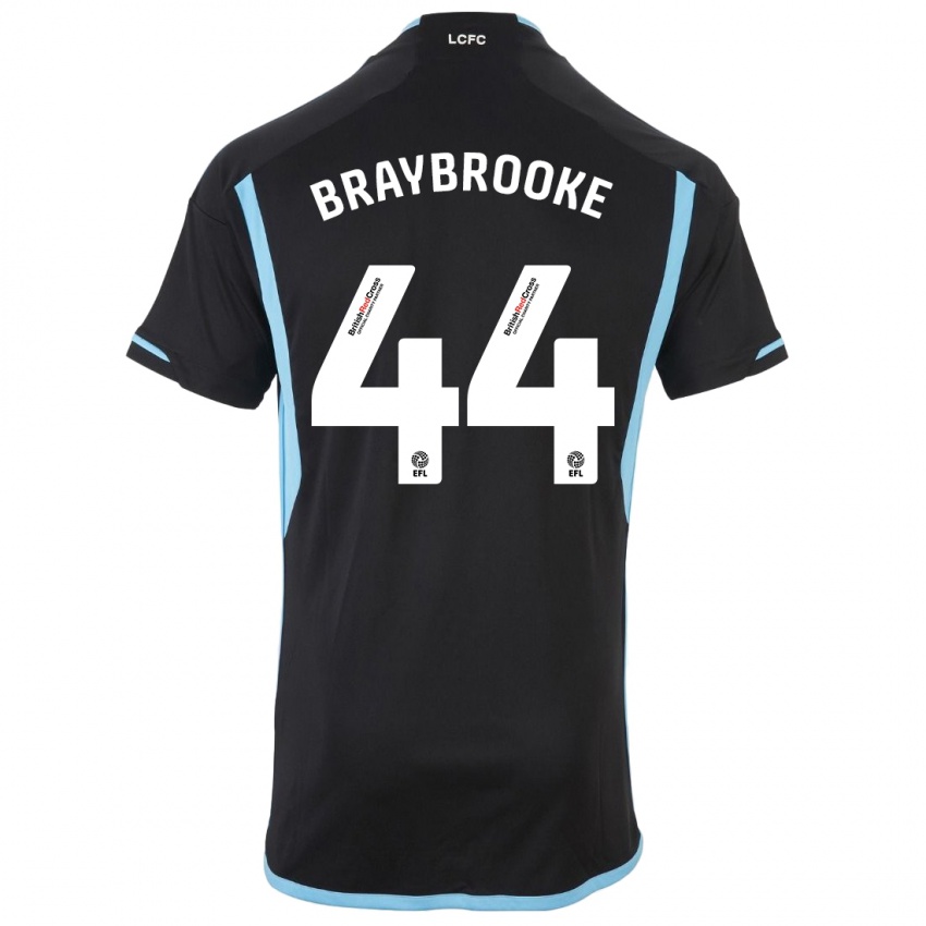 Kvinder Sammy Braybrooke #44 Sort Udebane Spillertrøjer 2023/24 Trøje T-Shirt