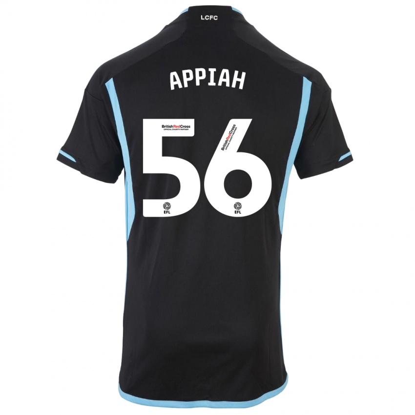 Kvinder Paul Appiah #56 Sort Udebane Spillertrøjer 2023/24 Trøje T-Shirt