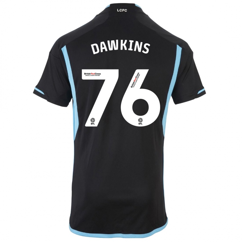 Kvinder Kartell Dawkins #76 Sort Udebane Spillertrøjer 2023/24 Trøje T-Shirt