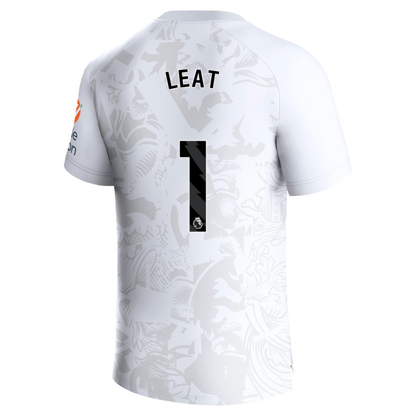 Kvinder Anna Leat #1 Hvid Udebane Spillertrøjer 2023/24 Trøje T-Shirt