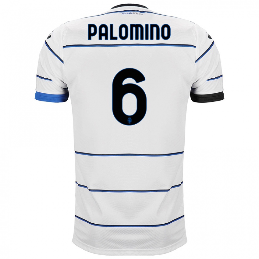 Kvinder Jose Luis Palomino #6 Hvid Udebane Spillertrøjer 2023/24 Trøje T-Shirt