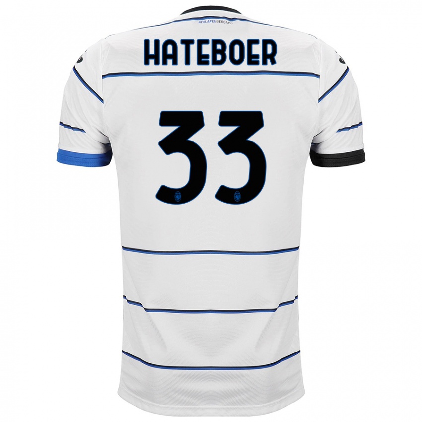 Kvinder Hans Hateboer #33 Hvid Udebane Spillertrøjer 2023/24 Trøje T-Shirt