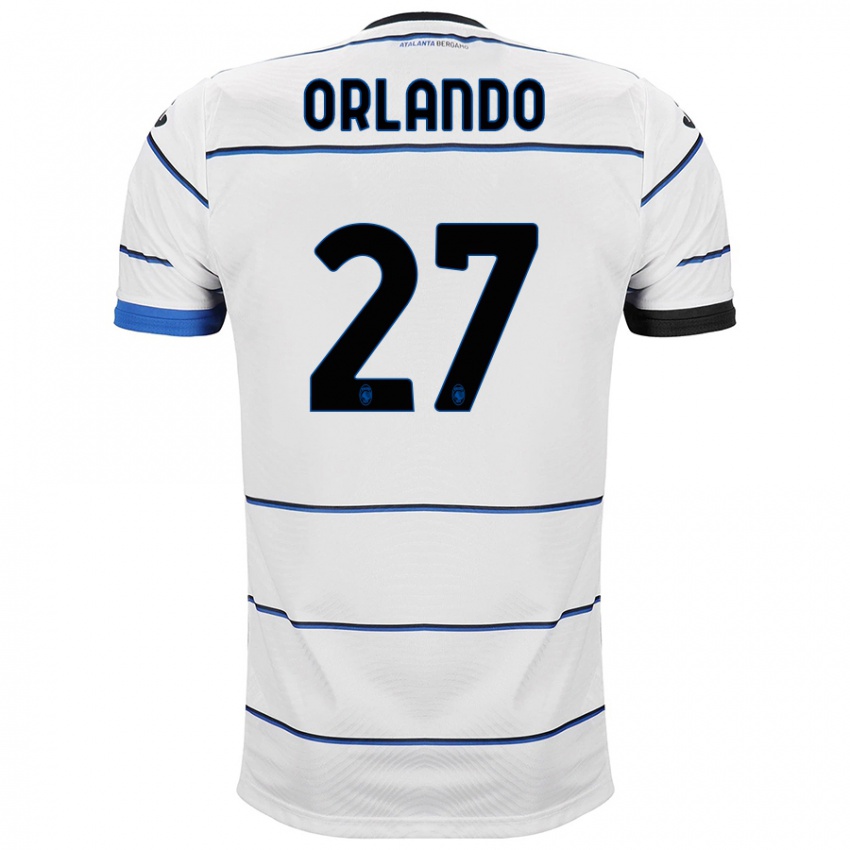Kvinder Daniele Orlando #27 Hvid Udebane Spillertrøjer 2023/24 Trøje T-Shirt