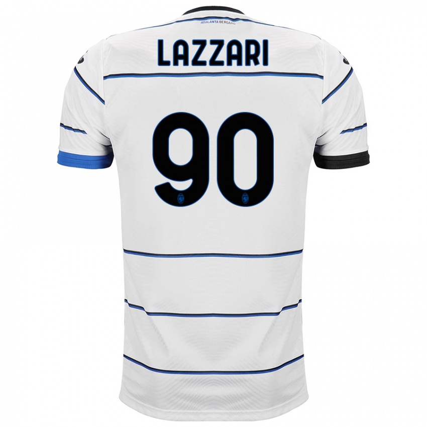 Kvinder Ilaria Lazzari #90 Hvid Udebane Spillertrøjer 2023/24 Trøje T-Shirt