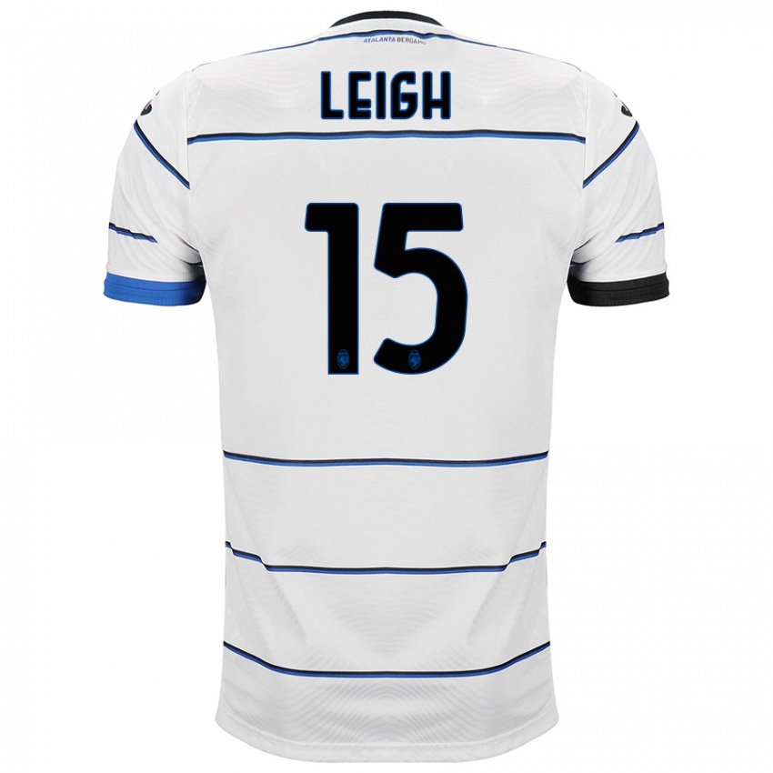 Kvinder Adrienne Leigh #15 Hvid Udebane Spillertrøjer 2023/24 Trøje T-Shirt