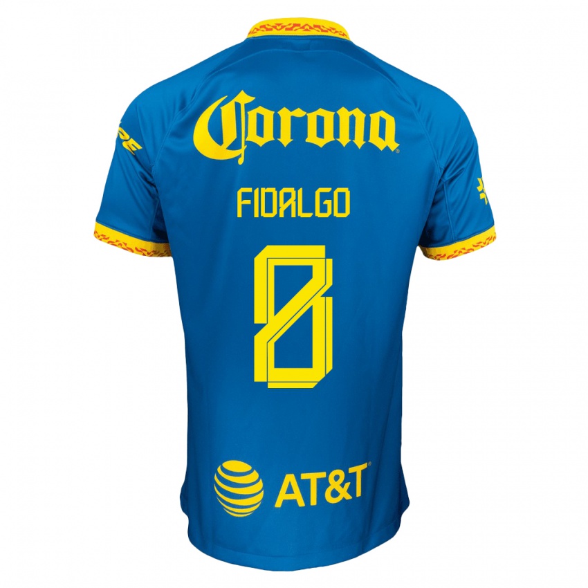 Kvinder Alvaro Fidalgo #8 Blå Udebane Spillertrøjer 2023/24 Trøje T-Shirt