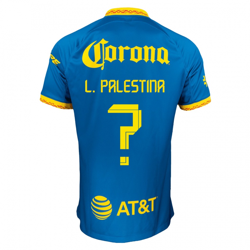 Kvinder Leonardo Palestina #0 Blå Udebane Spillertrøjer 2023/24 Trøje T-Shirt