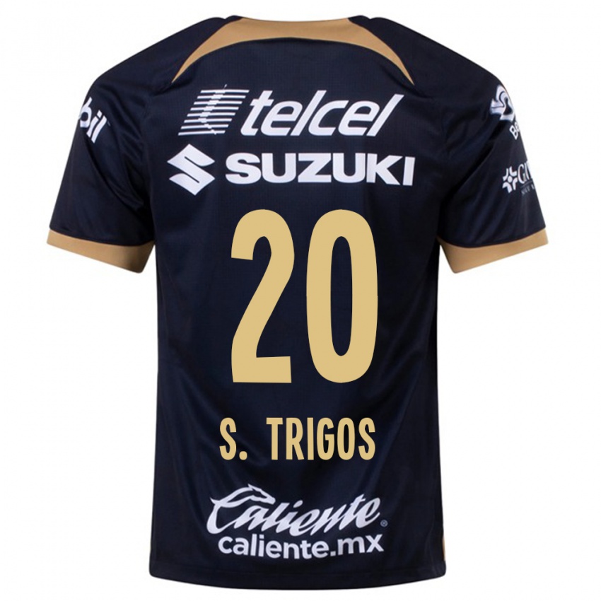 Kvinder Santiago Trigos #20 Mørkeblå Udebane Spillertrøjer 2023/24 Trøje T-Shirt