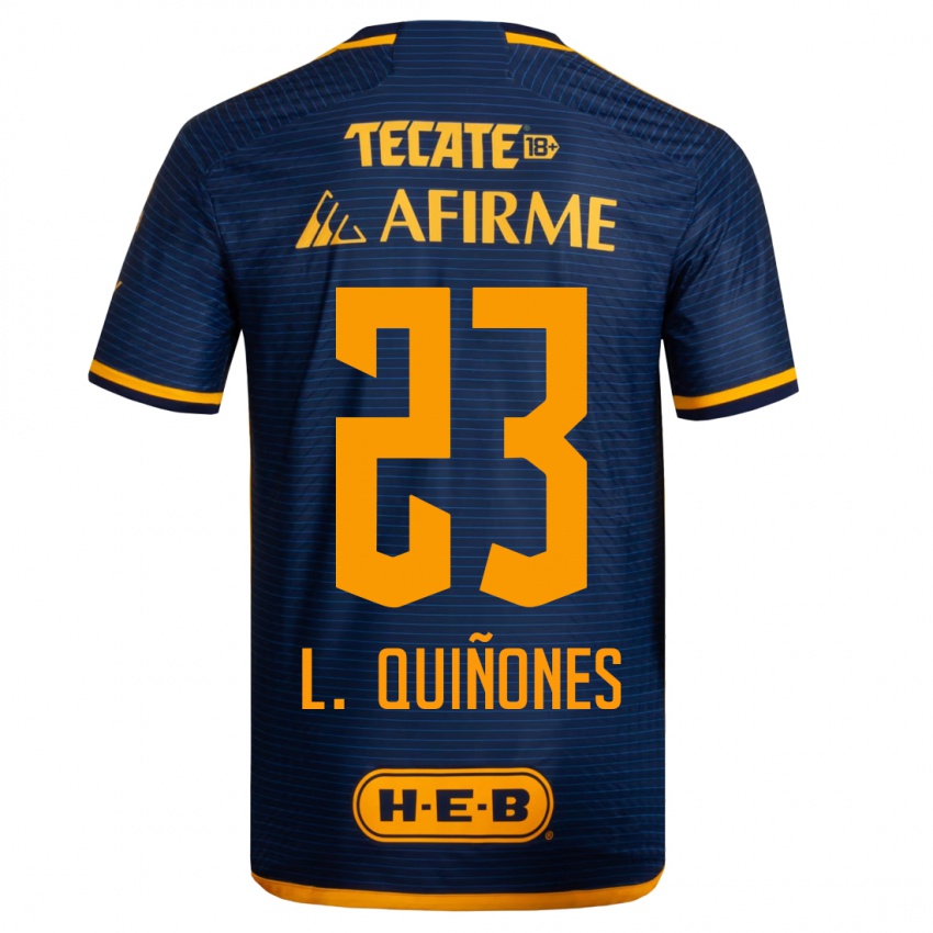 Kvinder Luis Quinones #23 Mørkeblå Udebane Spillertrøjer 2023/24 Trøje T-Shirt