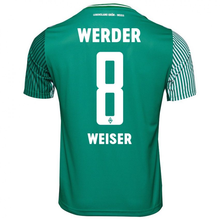 Børn Mitchell Weiser #8 Grøn Hjemmebane Spillertrøjer 2023/24 Trøje T-Shirt