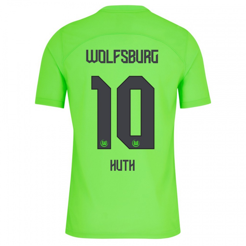 Børn Svenja Huth #10 Grøn Hjemmebane Spillertrøjer 2023/24 Trøje T-Shirt