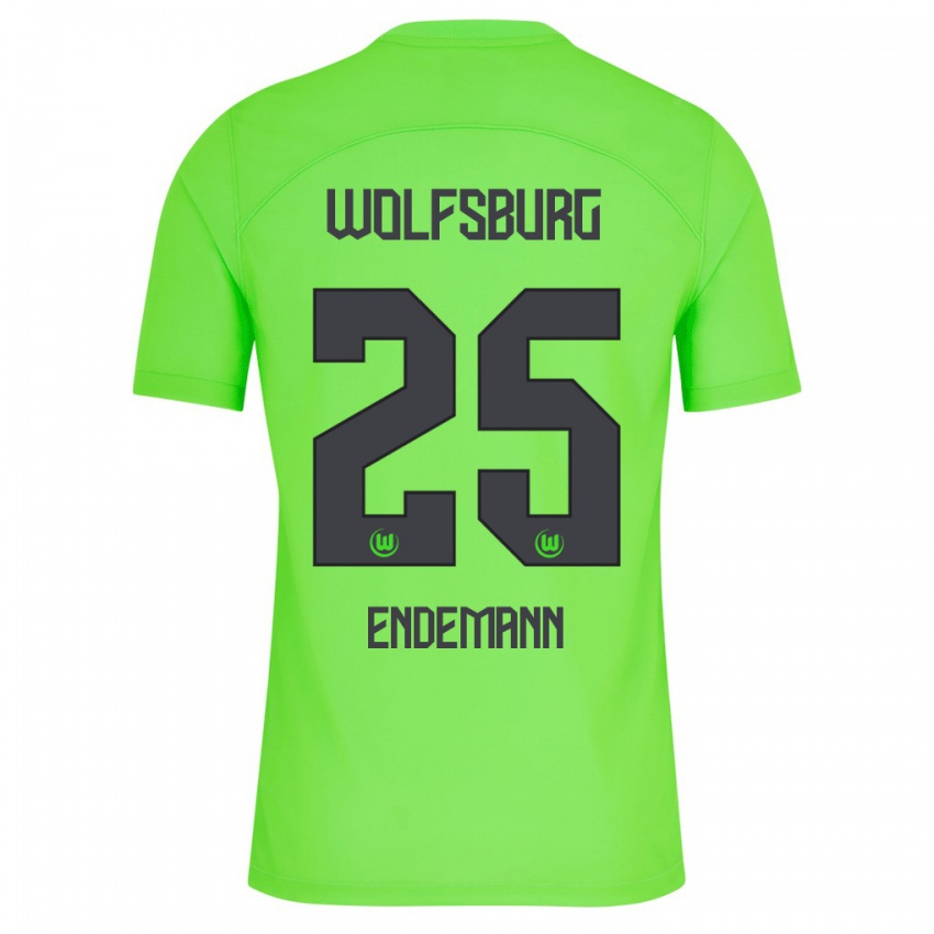 Børn Vivien Endemann #25 Grøn Hjemmebane Spillertrøjer 2023/24 Trøje T-Shirt
