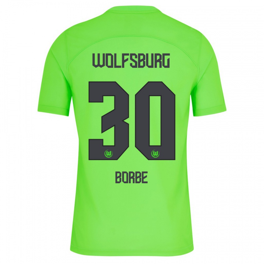 Børn Anneke Borbe #30 Grøn Hjemmebane Spillertrøjer 2023/24 Trøje T-Shirt