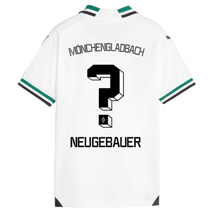 Børn Simon Neugebauer #0 Hvid Grøn Hjemmebane Spillertrøjer 2023/24 Trøje T-Shirt