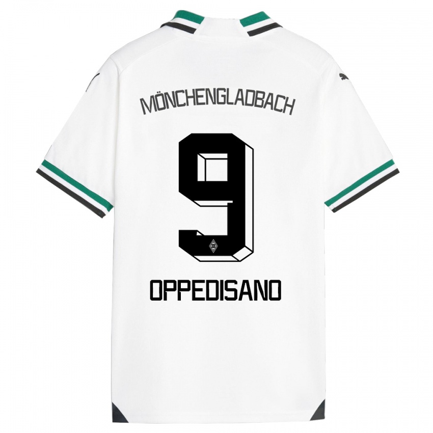 Børn Valentina Oppedisano #9 Hvid Grøn Hjemmebane Spillertrøjer 2023/24 Trøje T-Shirt
