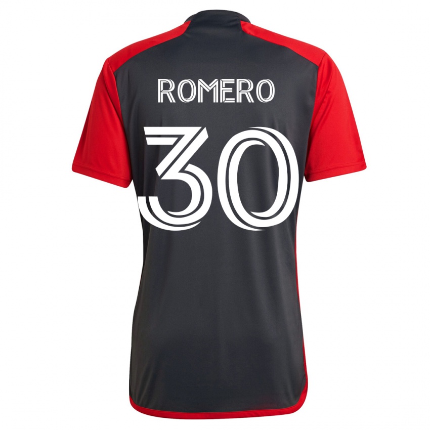 Børn Tomás Romero #30 Grå Hjemmebane Spillertrøjer 2023/24 Trøje T-Shirt