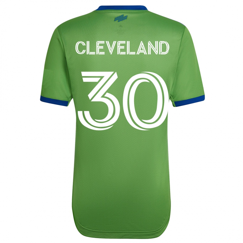 Børn Stefan Cleveland #30 Grøn Hjemmebane Spillertrøjer 2023/24 Trøje T-Shirt