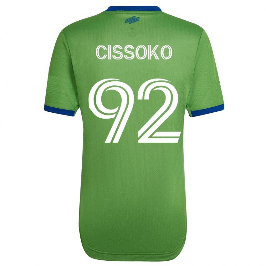 Børn Abdoulaye Cissoko #92 Grøn Hjemmebane Spillertrøjer 2023/24 Trøje T-Shirt