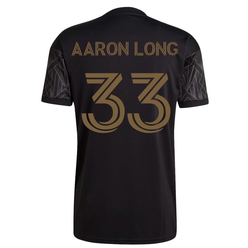 Børn Aaron Long #33 Sort Hjemmebane Spillertrøjer 2023/24 Trøje T-Shirt