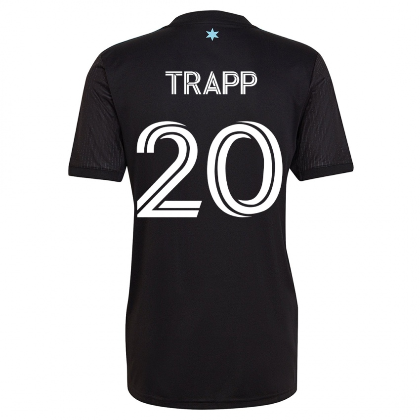 Børn Wil Trapp #20 Sort Hjemmebane Spillertrøjer 2023/24 Trøje T-Shirt